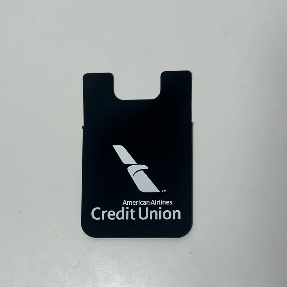 American Airlines Credit Union Mobile Card Holder Travel Silicone Smart Wallet